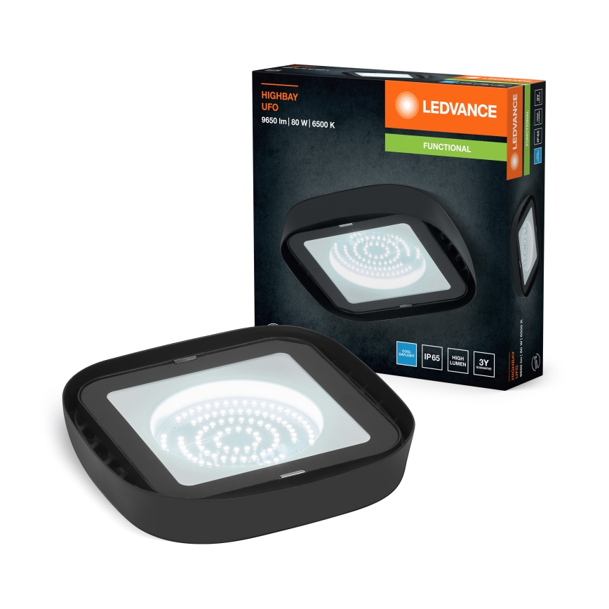 Ledvance - LED-teollisuuskattovalaisin HIGHBAY LED/80W/230V IP65 6500K
