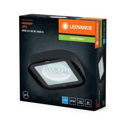 Ledvance - LED-teollisuuskattovalaisin HIGHBAY LED/80W/230V IP65 6500K