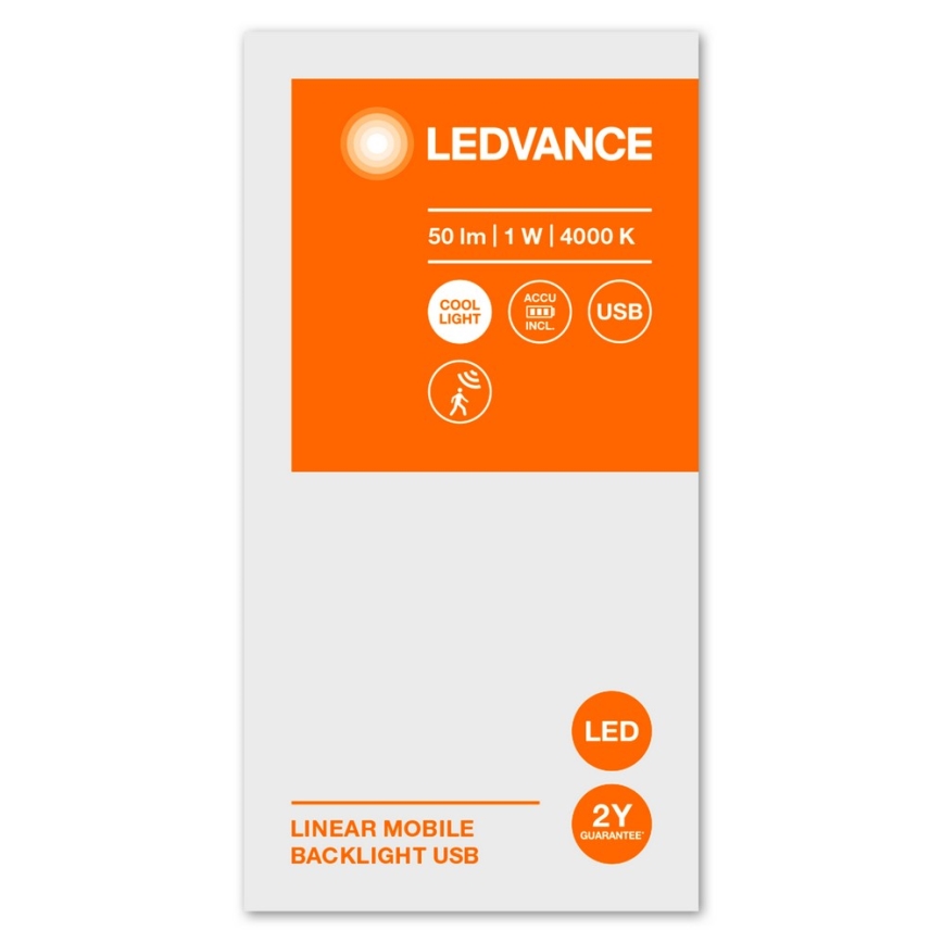 Ledvance - LED-työtasovalo anturilla MOBILE LED/1W/5V 20 cm