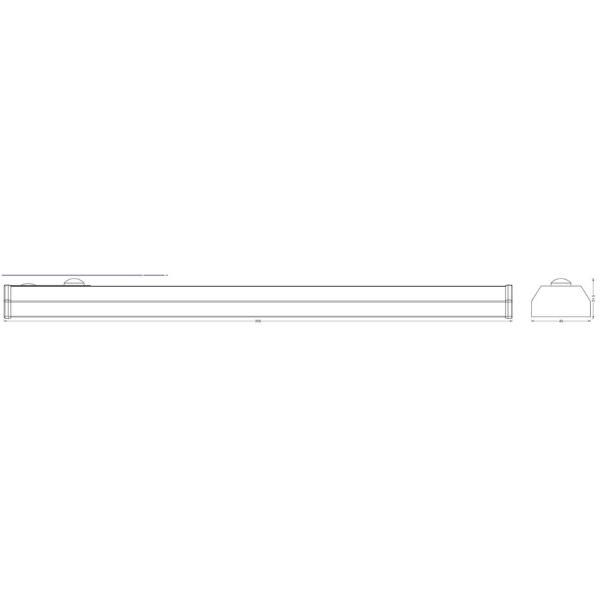 Ledvance - LED-työtasovalo anturilla MOBILE LED/1W/5V 20 cm