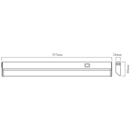 Ledvance - LED Työtasovalo TURN LED/10W/230V
