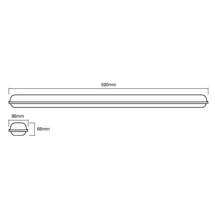 Ledvance - LED-työvalo SUBMARINE LED/18W/230V IP65