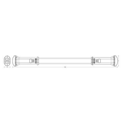 Ledvance - LED-työvalo TUBE LED/10W/5V IP54