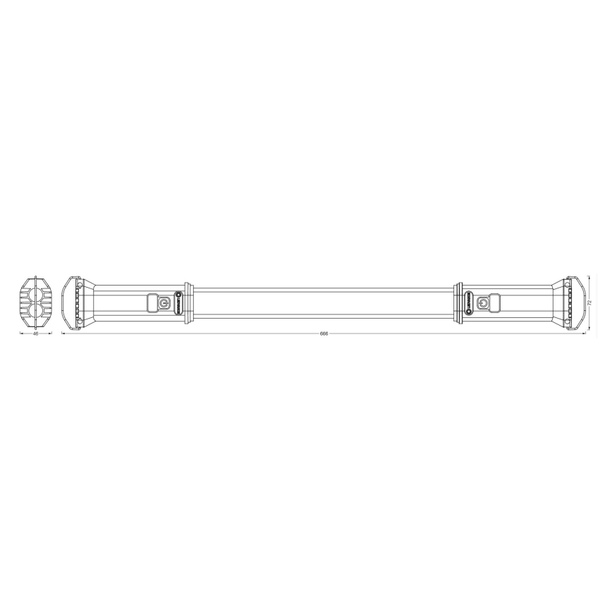 Ledvance - LED-työvalo TUBE LED/10W/5V IP54