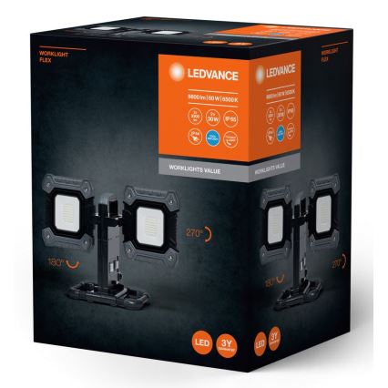 Ledvance - LED Työvalo WORKLIGHT FLEX 2xLED/30W/230V IP65