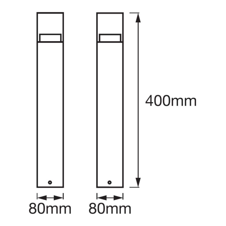Ledvance - LED-ulkolamppu CRYSTAL 1xLED/4,5W/230V IP44 40 cm