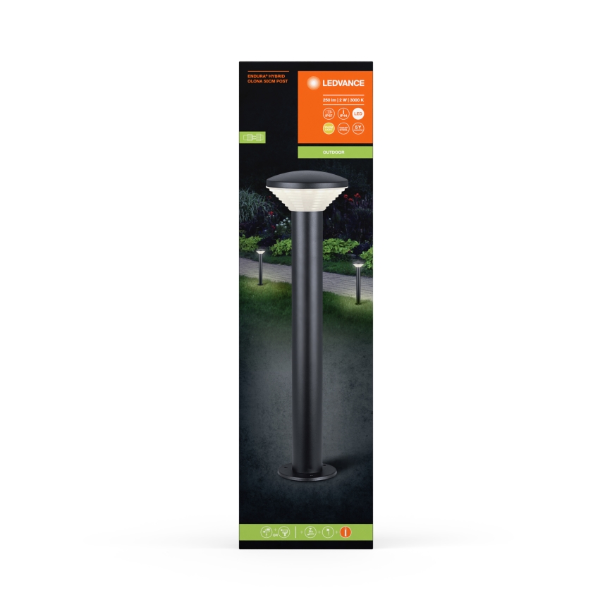 Ledvance - LED-ulkolamppu ENDURA HYBRID OLONA LED/2W/12V IP44
