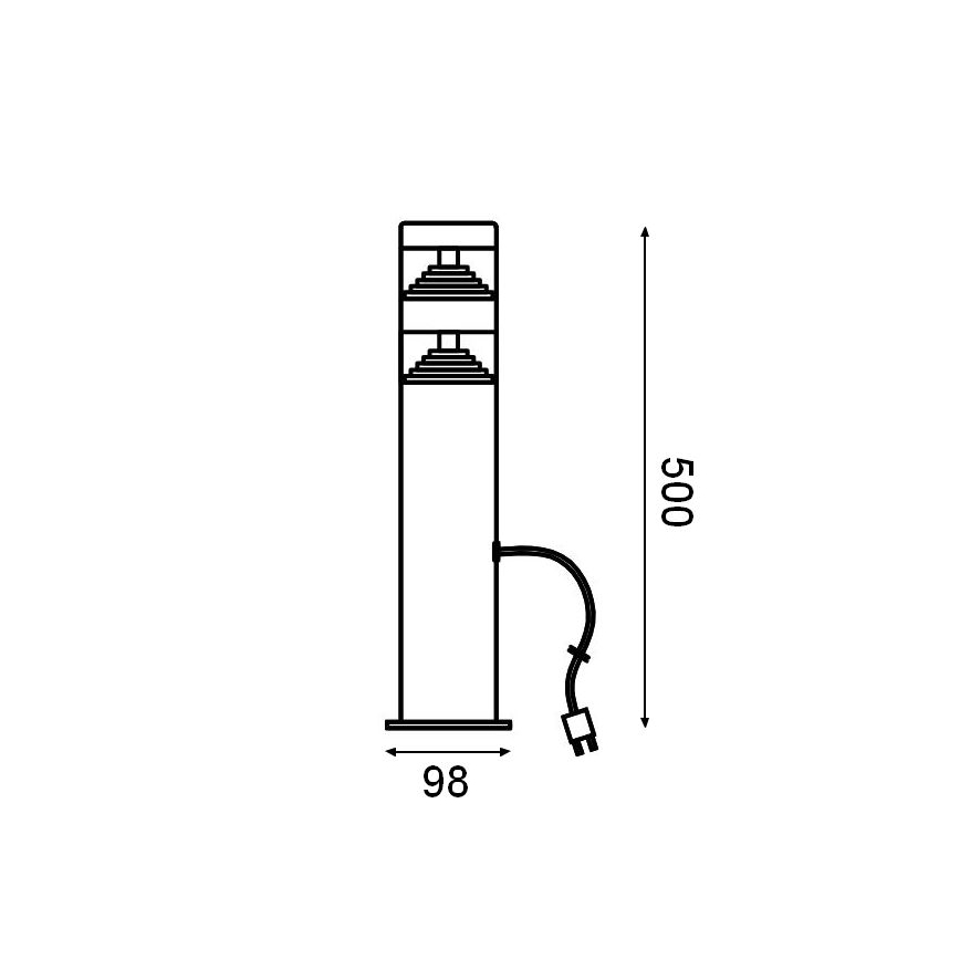Ledvance - LED-ulkolamppu ENDURA HYBRID ORION DOUBLE LED/4W/12V IP44