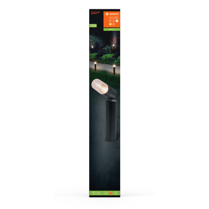 Ledvance - LED-ulkolamppu ENDURA HYBRID ROTA SPIKE LED/1W/12V IP44