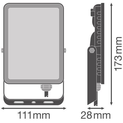Ledvance - LED Ulkoseinä valonheitin FLOODLIGHT LED/20W/230V 4000K IP65