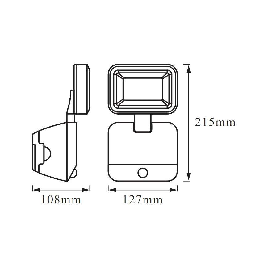 Ledvance - LED-ulkoseinävalaisin anturilla BATTERY LED/4W/6V IP54