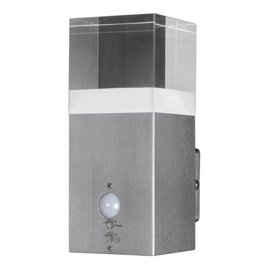 Ledvance - LED-ulkoseinävalaisin anturilla CRYSTAL 1xLED / 5W / 230V IP44