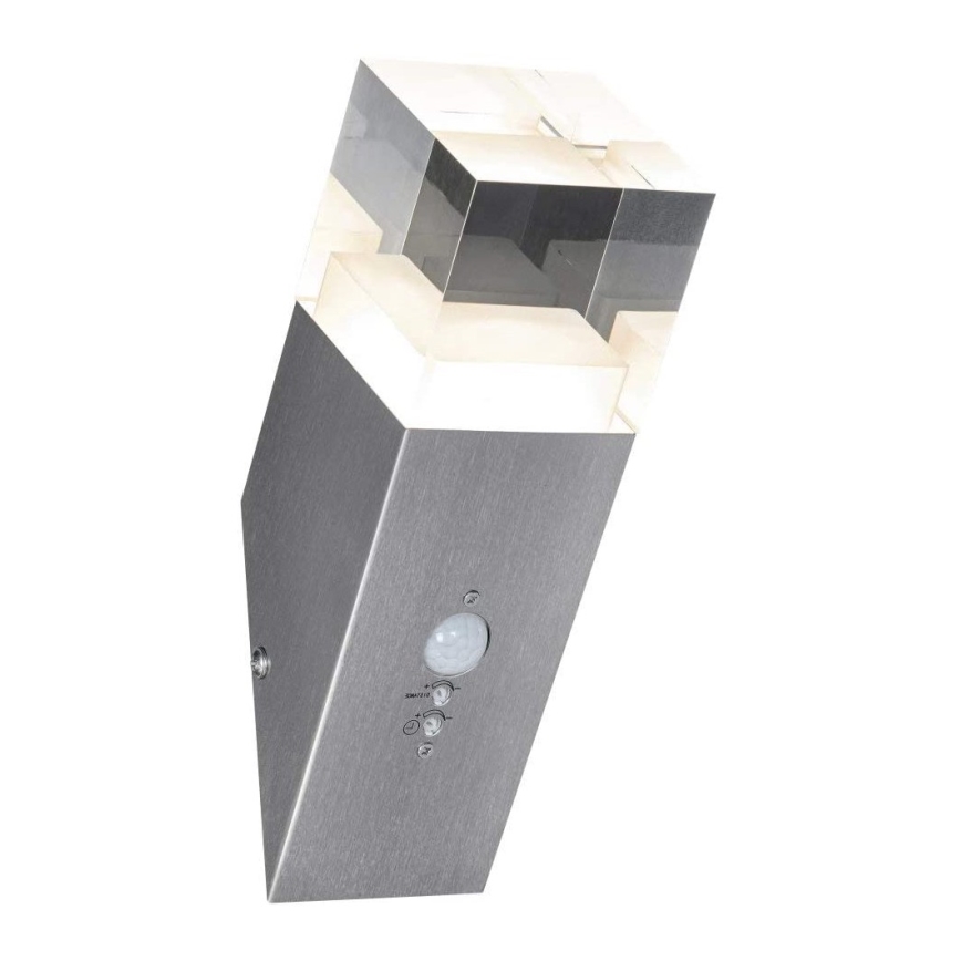 Ledvance - LED-ulkoseinävalaisin anturilla CRYSTAL 1xLED / 5W / 230V IP44