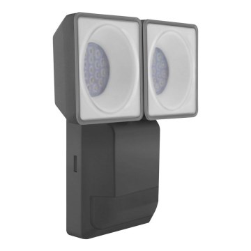 Ledvance - LED-ulkoseinävalaisin anturilla SPOT 2xLED / 8W / 230V IP55