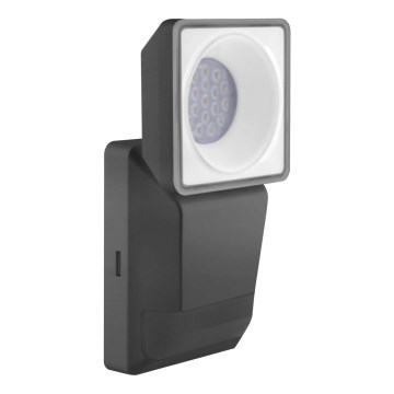 Ledvance -LED Ulkoseinävalaisin anturilla SPOT LED / 8W / 230V IP55 musta