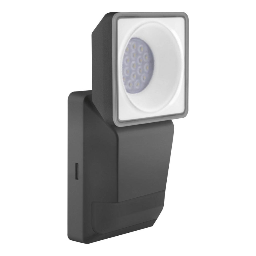 Ledvance -LED Ulkoseinävalaisin anturilla SPOT LED / 8W / 230V IP55 musta
