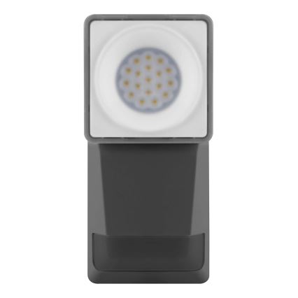 Ledvance -LED Ulkoseinävalaisin anturilla SPOT LED / 8W / 230V IP55 musta