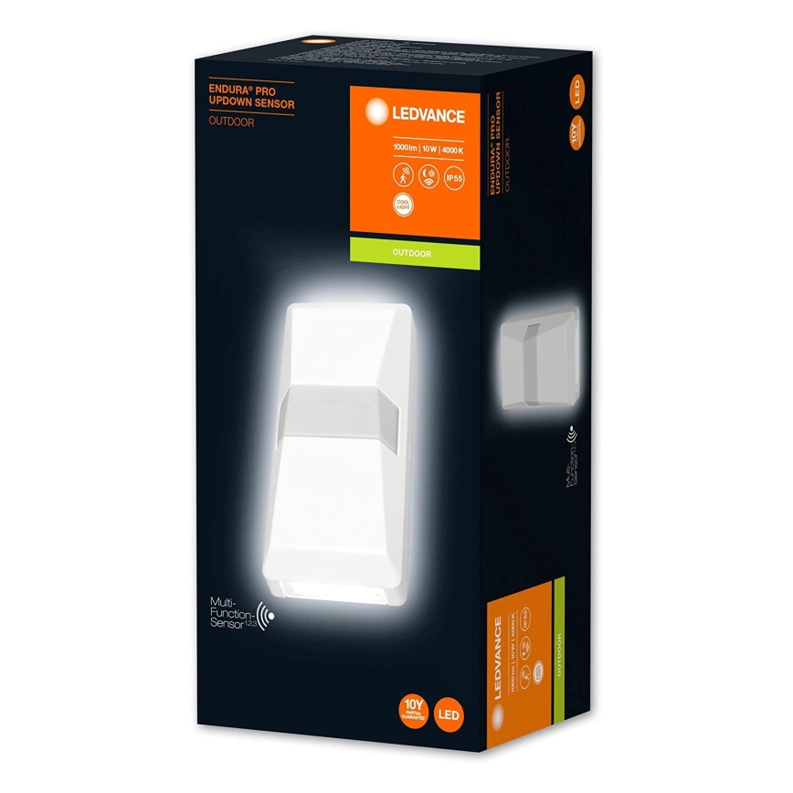 Ledvance - LED-ulkoseinävalaisin anturilla UPDOWN LED / 10W / 230V IP55