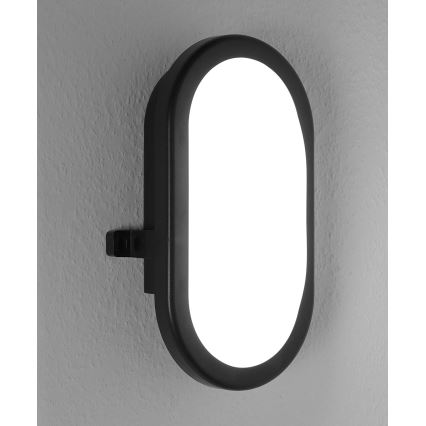 Ledvance - LED-ulkoseinävalaisin BULKHEAD LED/11W/230V IP54 musta