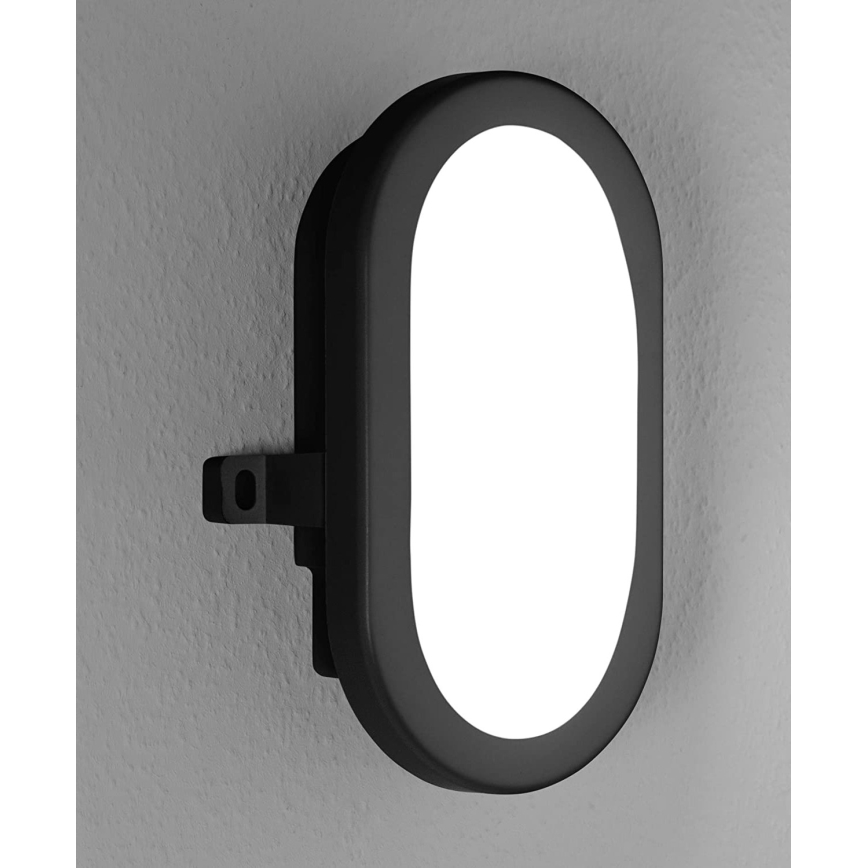 Ledvance - LED-ulkoseinävalaisin BULKHEAD LED/6W/230V IP54 musta