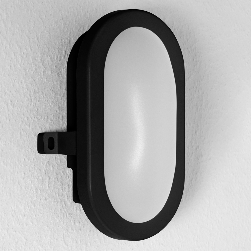 Ledvance - LED-ulkoseinävalaisin BULKHEAD LED/6W/230V IP54 musta