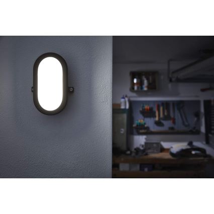 Ledvance - LED-ulkoseinävalaisin BULKHEAD LED/6W/230V IP54 musta