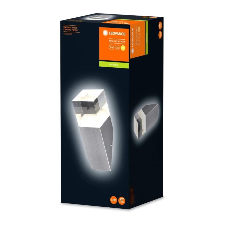 Ledvance - LED-ulkoseinävalaisin CRYSTAL 1xLED/4,5W/230V IP44