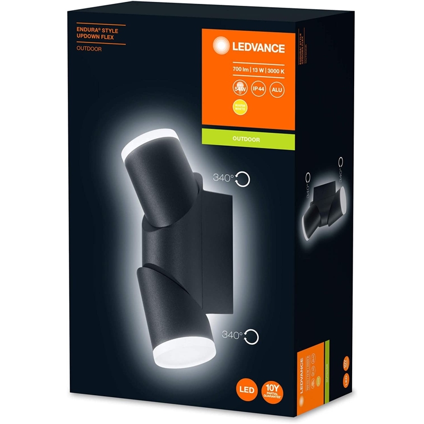 Ledvance - LED-ulkoseinävalaisin ENDURA 2xLED/13W/230V IP44