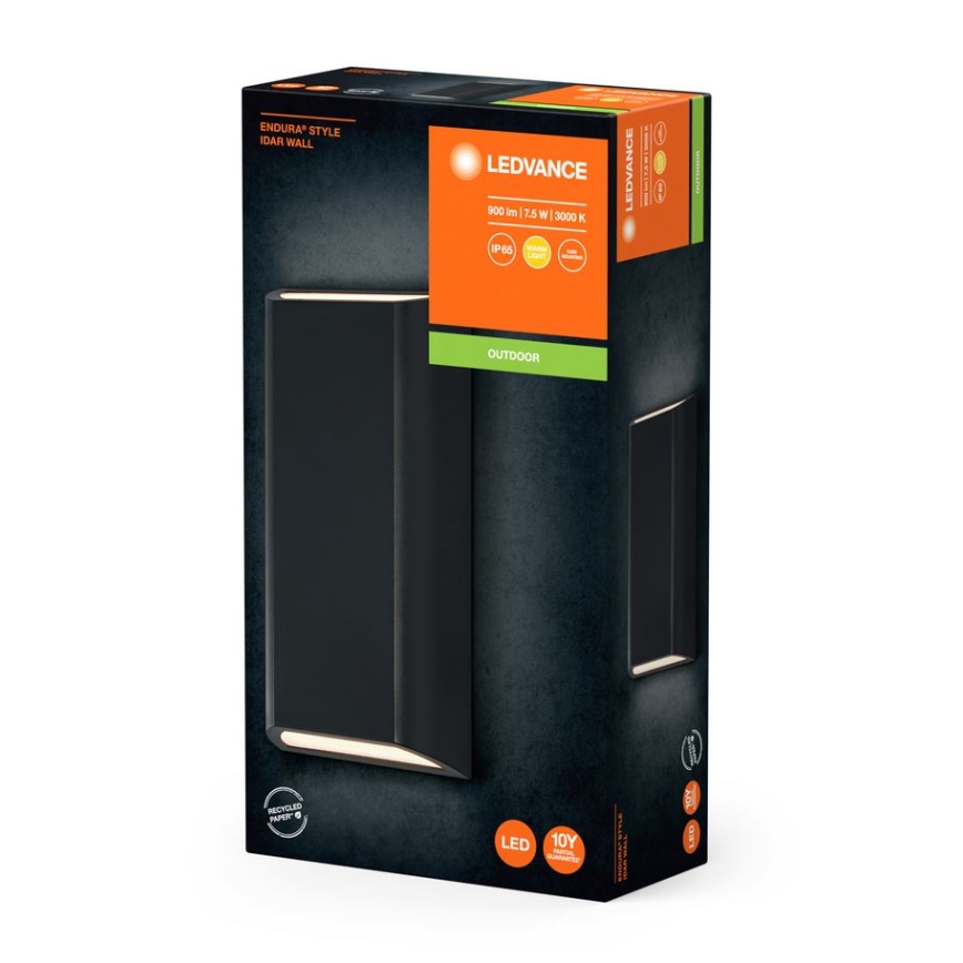 Ledvance - LED-ulkoseinävalaisin ENDURA STYLE IDAR 2xLED/3,75W/230V IP65
