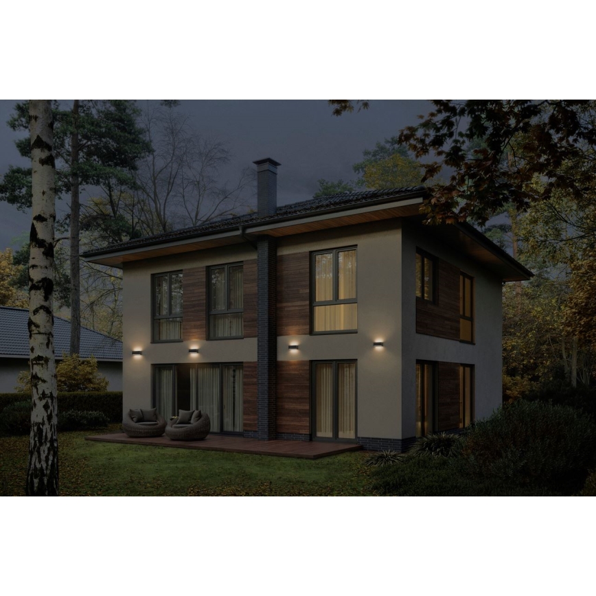 Ledvance - LED-ulkoseinävalaisin ENDURA STYLE IDRI 2xLED/6,25W/230V IP65