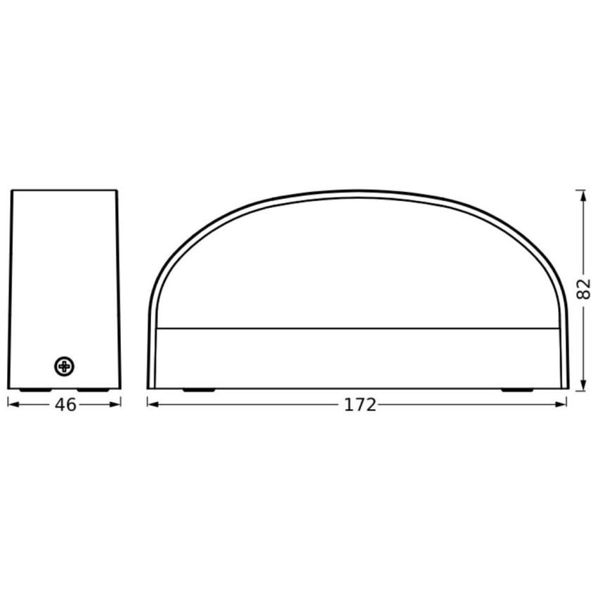 Ledvance - LED-ulkoseinävalaisin ENDURA STYLE ILAY 2xLED/3,8W/230V IP65