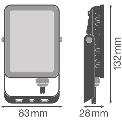 Ledvance - LED ulkoseinävalonheitin FLOODLIGHT LED/10W/230V 4000K IP65