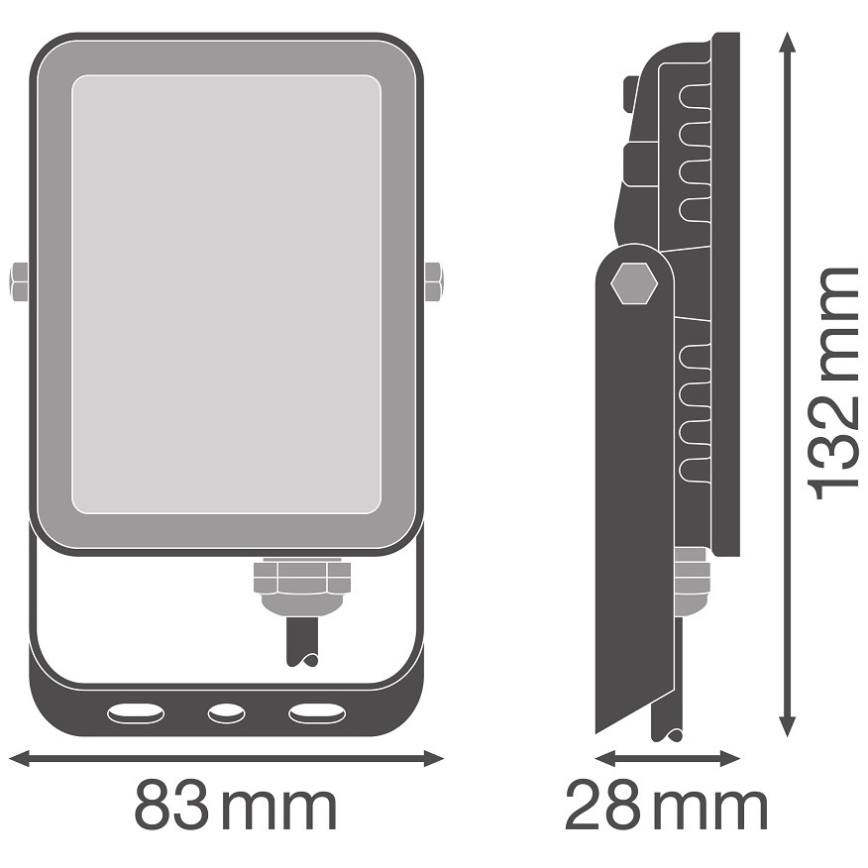 Ledvance - LED ulkoseinävalonheitin FLOODLIGHT LED/10W/230V 4000K IP65