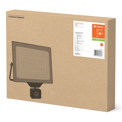Ledvance - LED-ulkovaloseinävalaisin liiketunnistimella FLOODLIGHT ESSENTIAL LED/200W/230V IP65