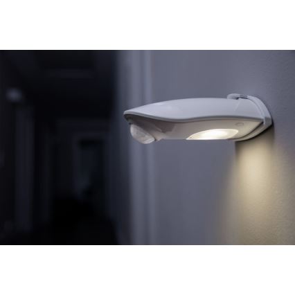Ledvance - LED Ulkovalo anturilla DOORLED LED/1W/3xAA IP54