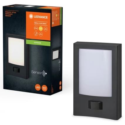 Ledvance - LED Ulkovalo anturilla ENDURA STYLE LED/13W/230V IP44