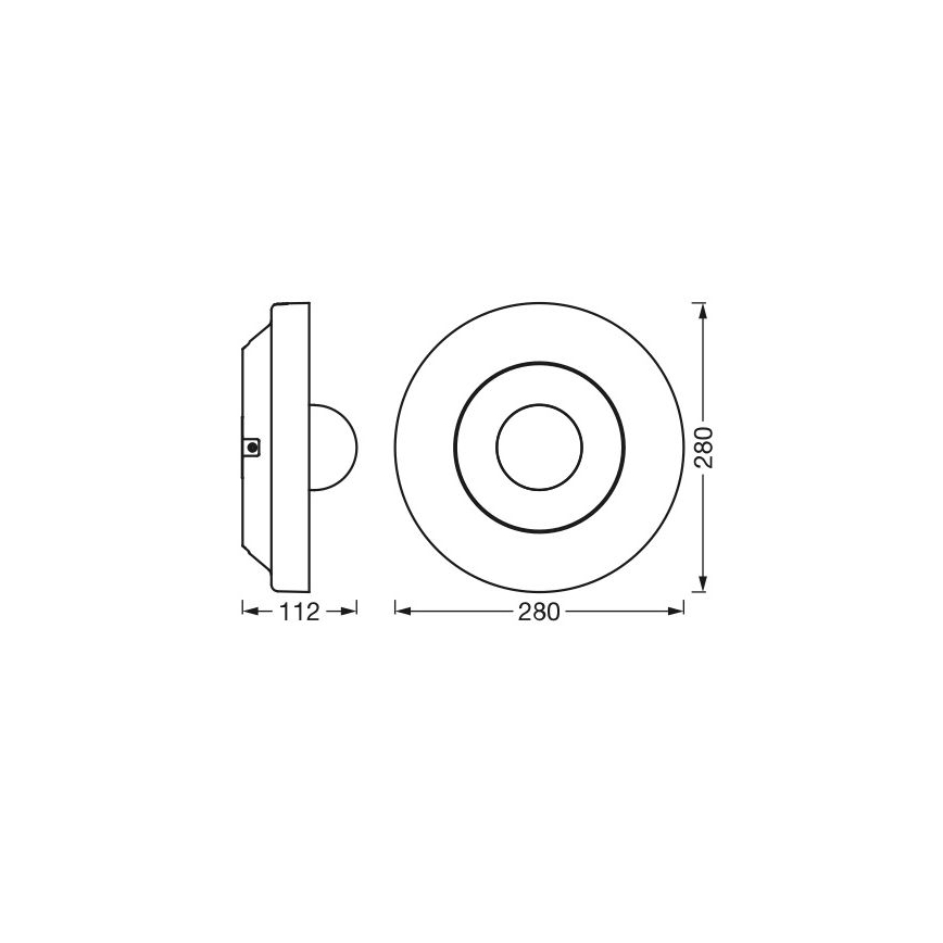 Ledvance - LED ulkovalo sensorilla ja kamera SMART+ LED/22W/230V IP44 Wi-Fi