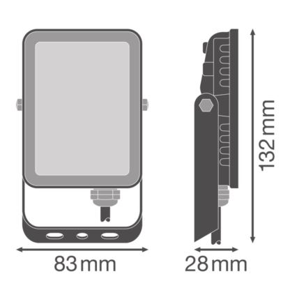 Ledvance - LED Ulkoseinävalonheitin FLOODLIGHT ESSENTIAL LED/10W/230V IP65