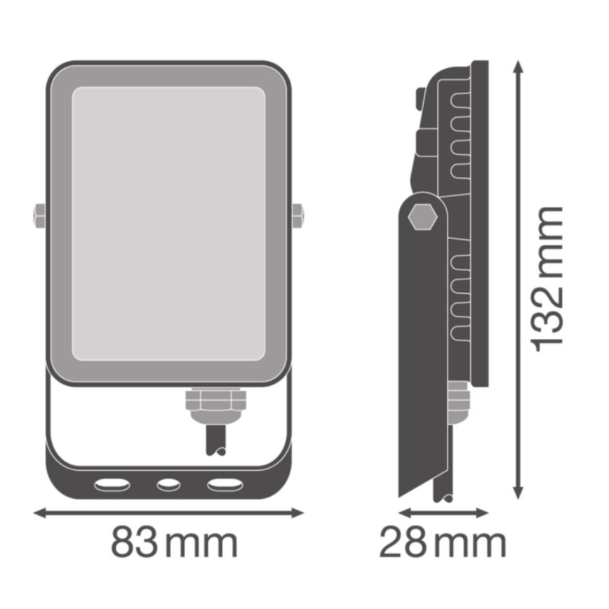 Ledvance - LED Ulkoseinävalonheitin FLOODLIGHT ESSENTIAL LED/10W/230V IP65