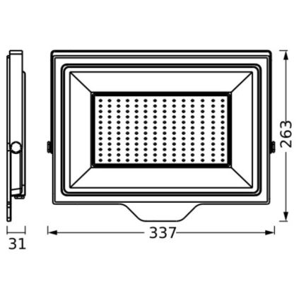 Ledvance - LED Ulkoseinävalonheitin FLOODLIGHT ESSENTIAL LED/150W/230V IP65