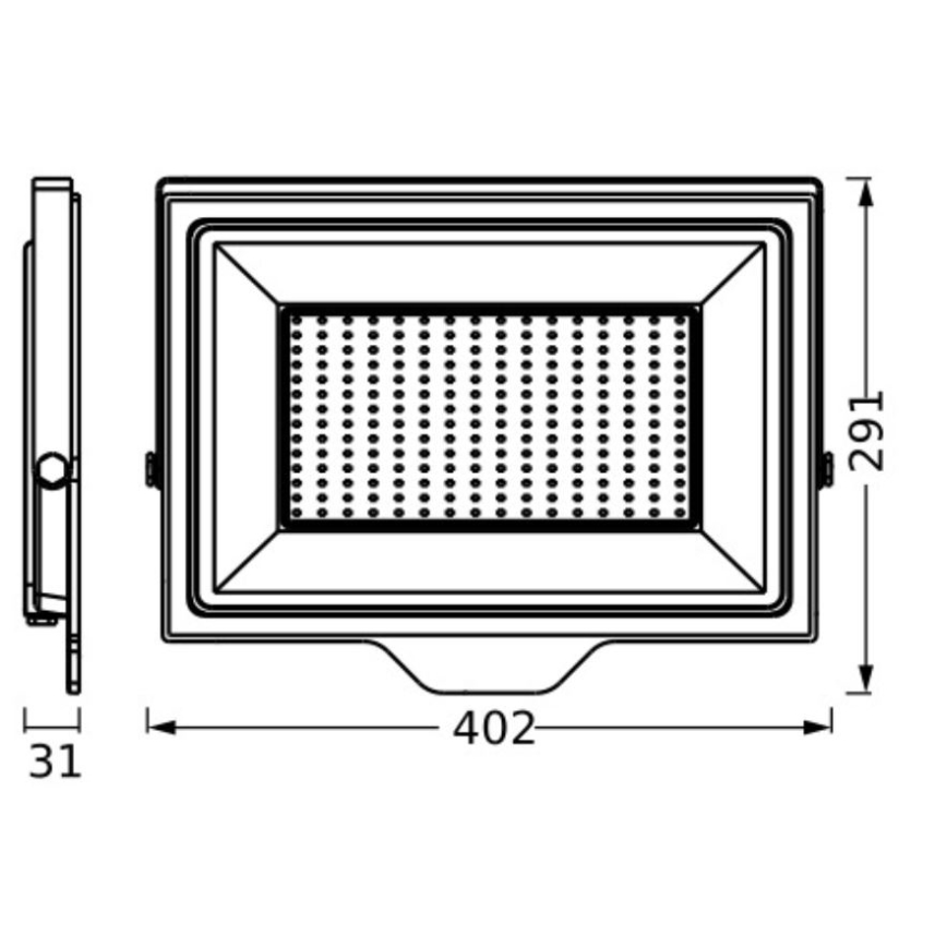 Ledvance - LED Ulkoseinävalonheitin FLOODLIGHT ESSENTIAL LED/200W/230V IP65