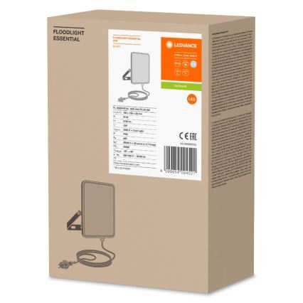 Ledvance - LED Ulkoseinävalonheitin FLOODLIGHT ESSENTIAL LED/30W/230V 4000K IP65