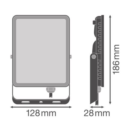 Ledvance - LED Ulkoseinävalonheitin FLOODLIGHT ESSENTIAL LED/30W/230V 4000K IP65