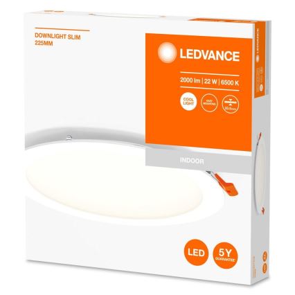 Ledvance - LED Upotettava valo SLIM LED/22W/230V 6500K