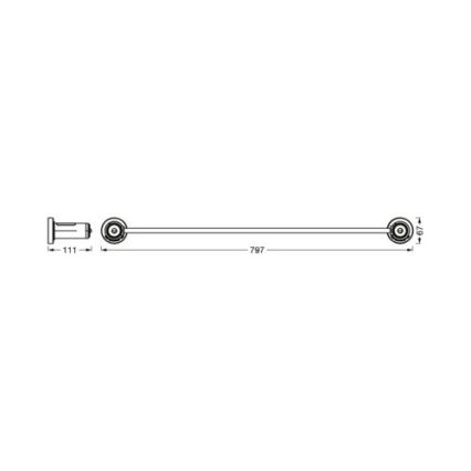 Ledvance - Pyyheteline LED-valaistuksella 6xAAA IP44