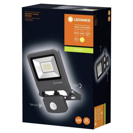 Ledvance - LED-valonheitin anturilla ENDURA LED/20W/230V IP44