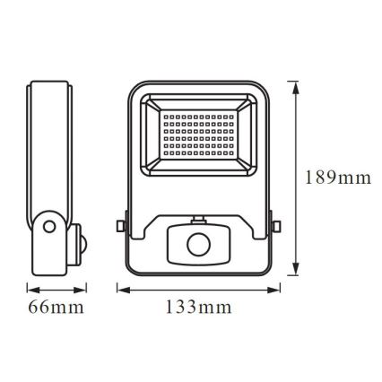 Ledvance - LED-valonheitin anturilla ENDURA LED/20W/230V IP44