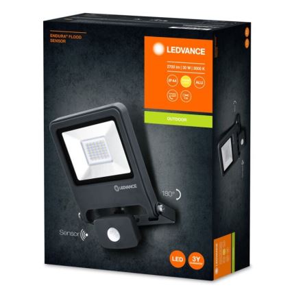 Ledvance - LED-valonheitin anturilla ENDURA LED/30W/230V IP44