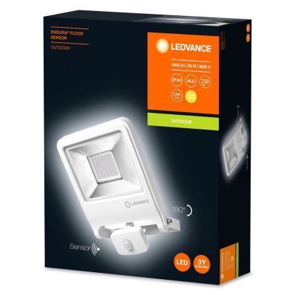 Ledvance - LED-valonheitin anturilla ENDURA LED/50W/230V IP44