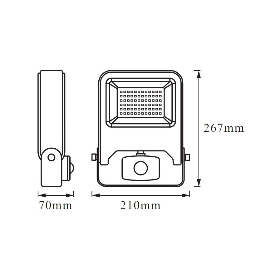 Ledvance - LED-valonheitin anturilla ENDURA LED/50W/230V IP44